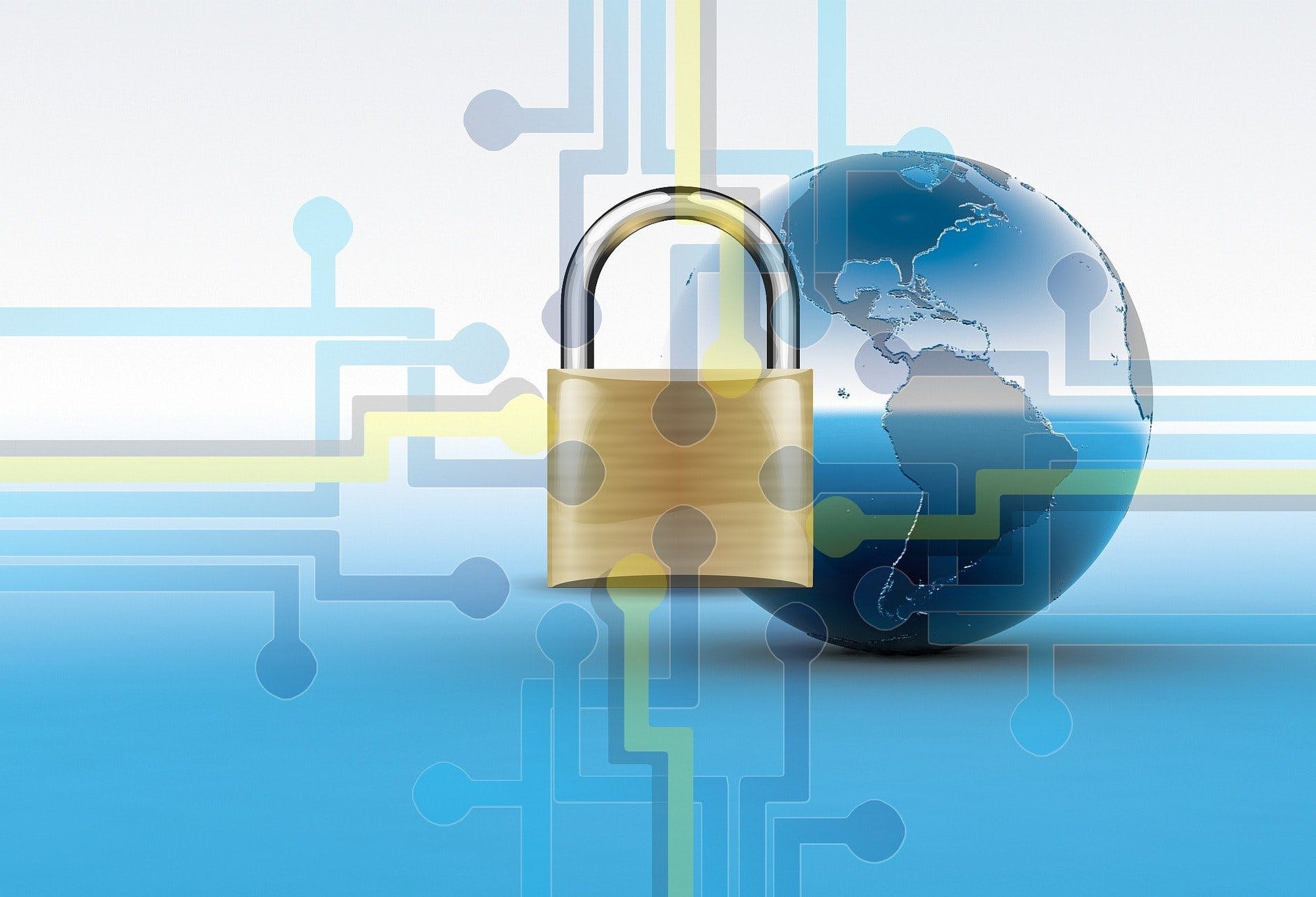 Lock next to the Earth