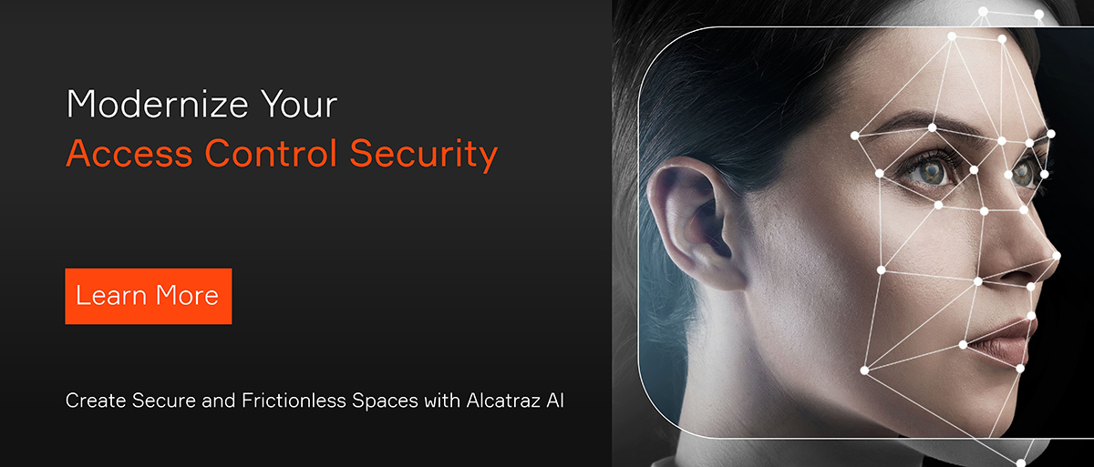 Modernize your access control security. Learn more. Create secure and frictionless spaces with Alcatraz AI. Image of woman with digital facial template