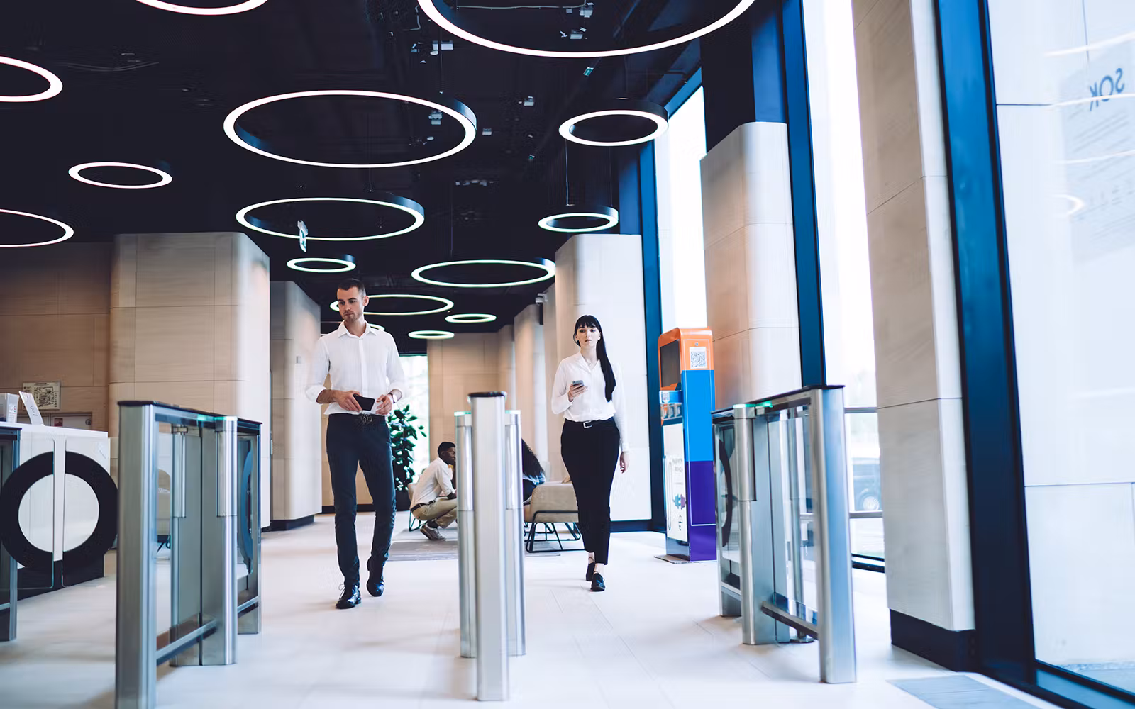 Turnstiles in Corporate Office -1